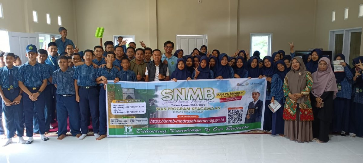 Tim Panitia SNMB MAN 3 PK Kota Makassar Melakukan Sosialisasi ke MTs/SMPIT di Bone