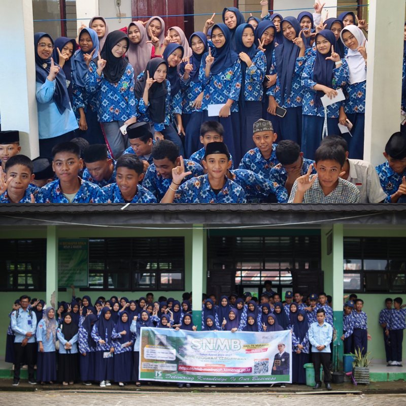 Tim  Sosialisasi SNMB MAN 3 PK Sambangi MTsN 1 dan MTsN 2 Maros