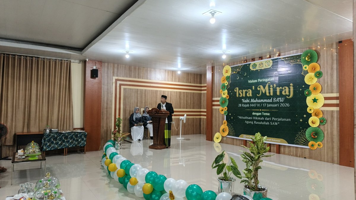 Peringatan Isra Mi‘raj di MAN 3 PK Kota Makassar: Aktualisasi Perjalanan Agung Rasulullah