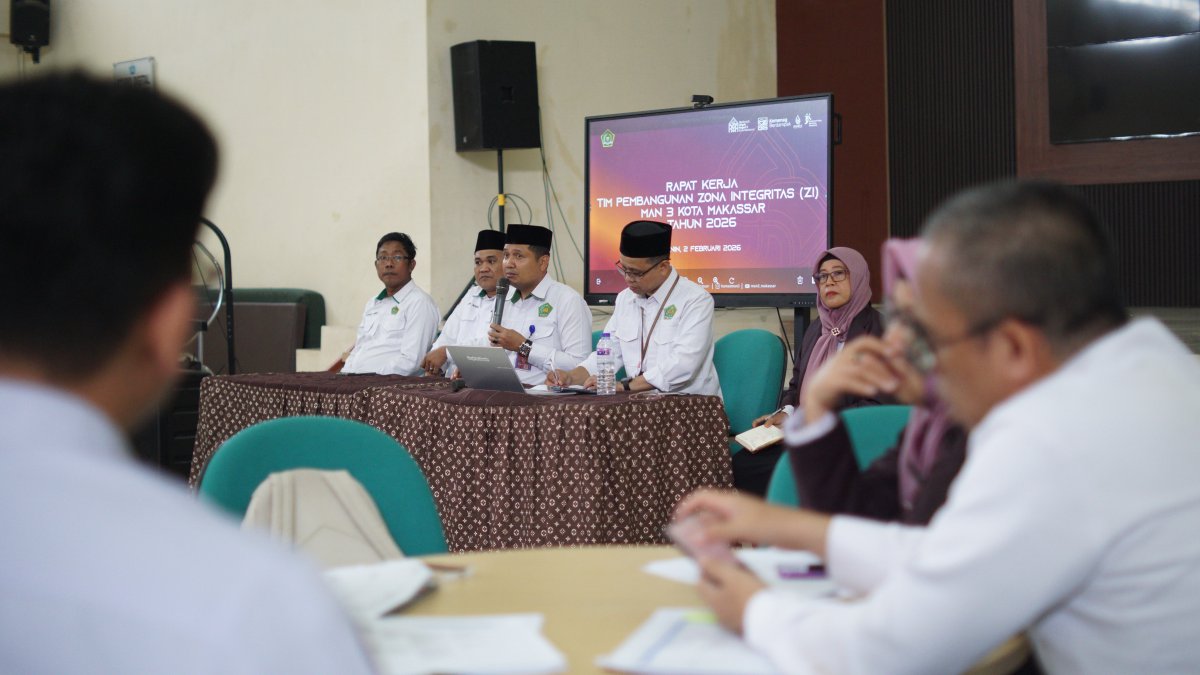 Pasca Deklarasi, MAN 3 Kota Makassar Langsung Tancap Gas Susun Program Kerja ZI Menuju WBK-WBBM