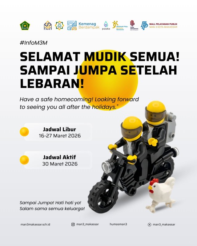 Libur Lebaran MAN 3 PK Kota Makassar