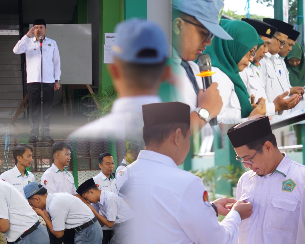 Tingkatkan Kedisiplinan Pasca-Lebaran, MAN 3 PK Kota Makassar Laksnakan Apel Kerja dan Penyematan Agen Perubahan