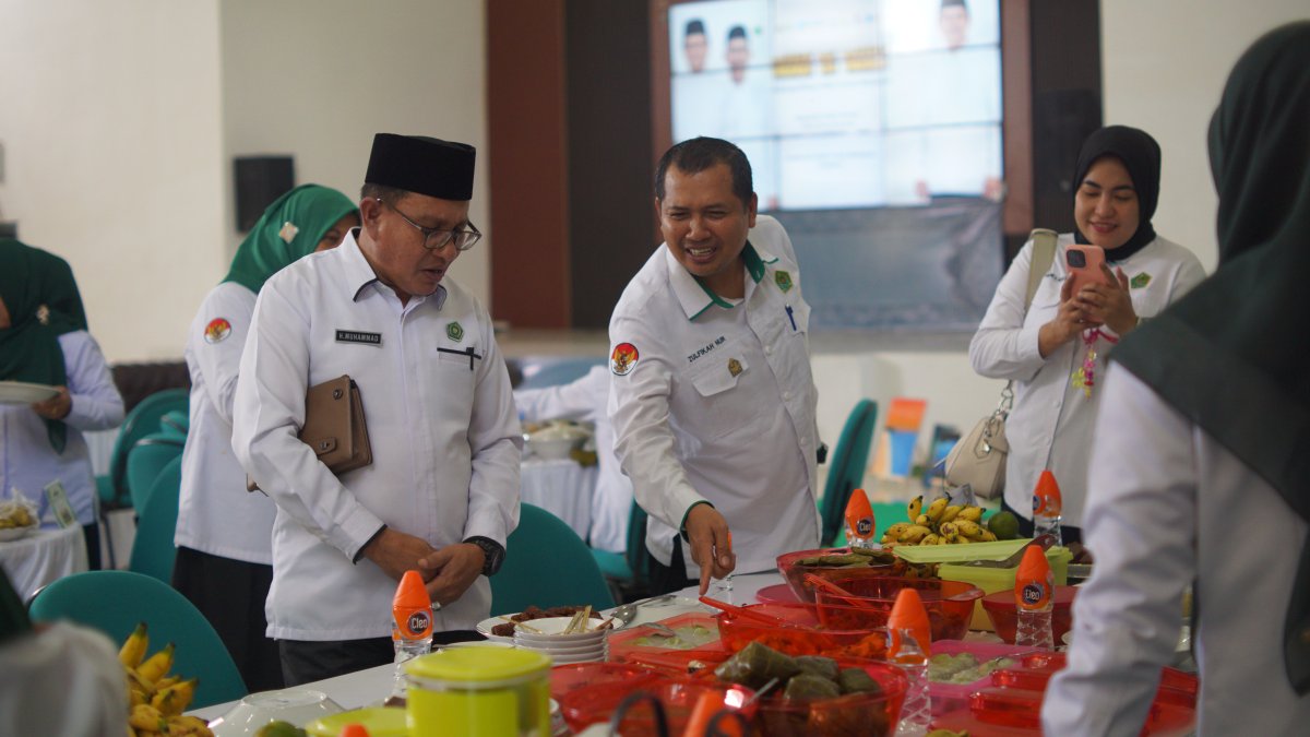 Sajikan Kuliner Daerah, MAN 3 PK Kota Makassar Gelar Halalbihalal Bersama Kakan Kemenag Kota Makassar