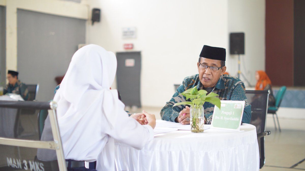 PMBM Jalur Prestasi MAN 3 Kota Makassar Diikuti 47 Peserta, Hafalan Capai 12 Juz