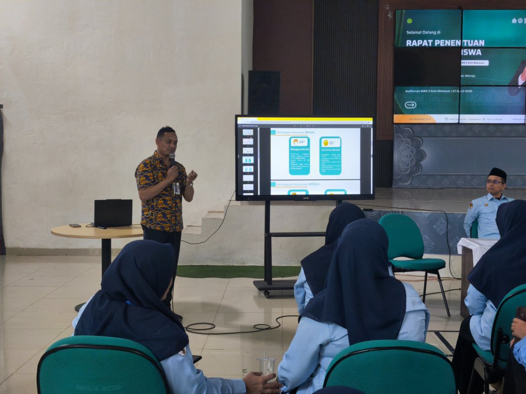 Sosialisasi di MAN 3 Makassar, BSI Paparkan Keunggulan Fitur Terbaru dari Beyond BSI