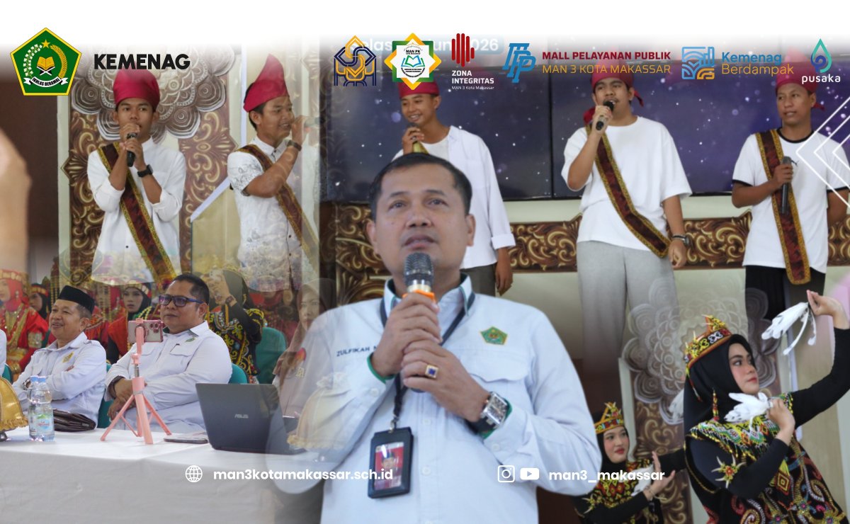 MAN 3 Kota Makassar Resmi Buka ASAS Genap TA 2025/2026, Dirangkaikan dengan Festival Seni &amp; Budaya Mahakarya Murid