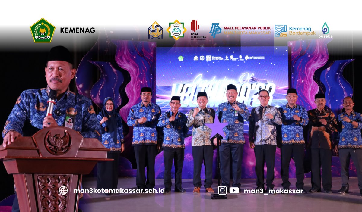 Hadiri Ramah Tamah MAN 3 Kota Makassar, Kakanwil Kemenag Sulsel Beri Motivasi Untuk Lulusan