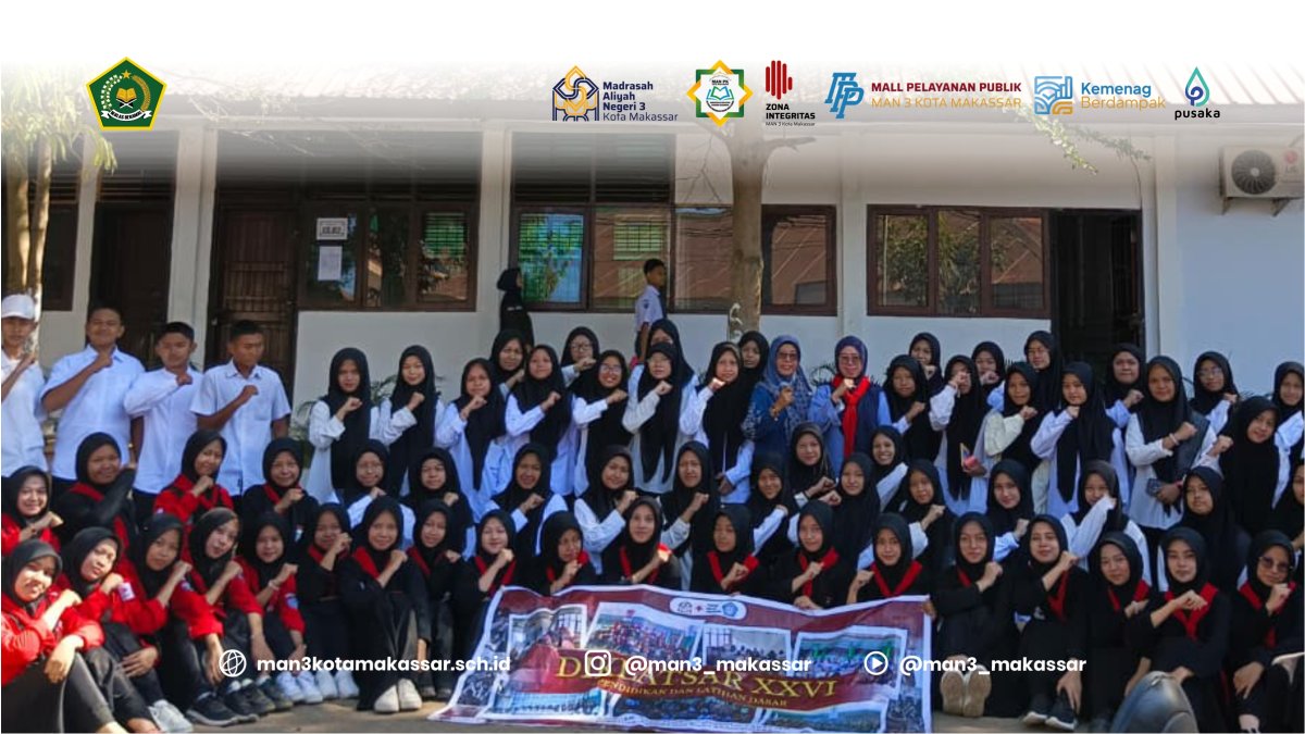 Siap Demi Misi Kemanusiaan Madrasah, Diklatsar XXVI - PMR WIRA 242 MAN 3 Kota Makassar