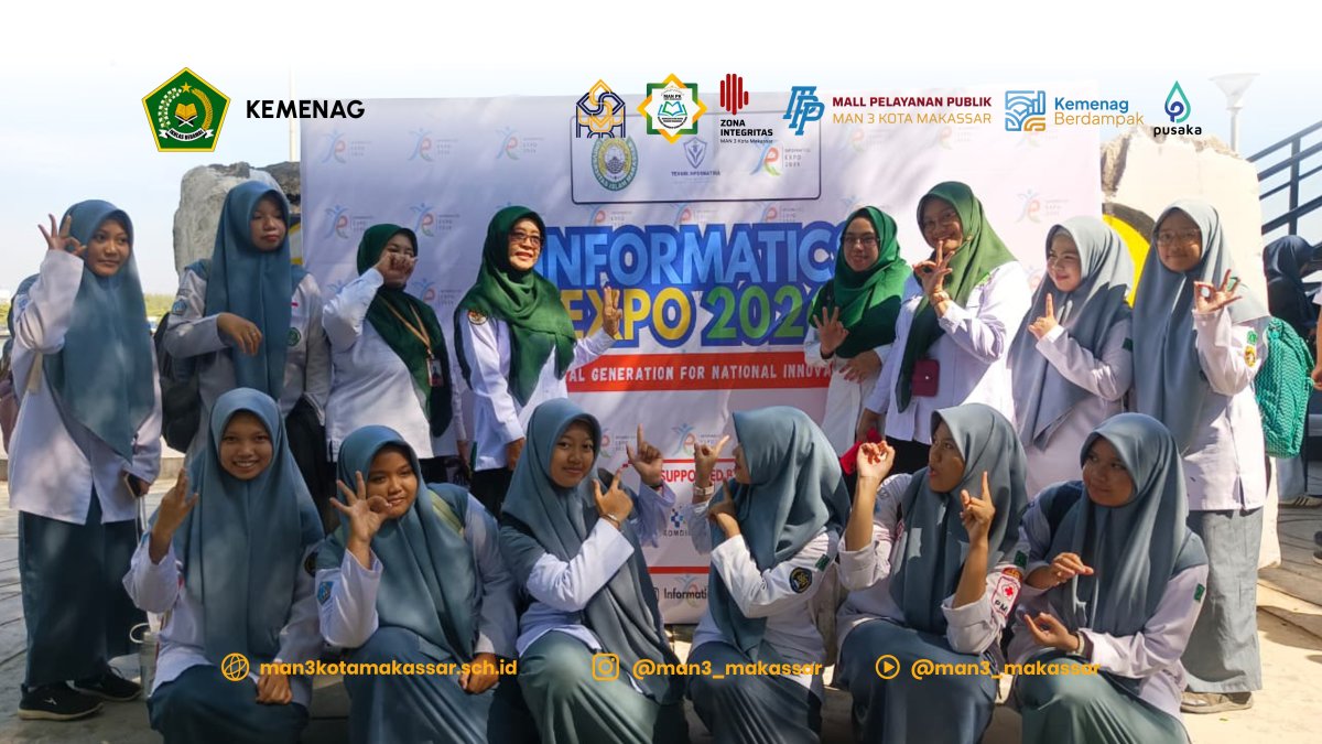 Puluhan Murid MAN 3 Kota Makassar Timba Ilmu Teknologi di Informatic Expo 2026 UIM