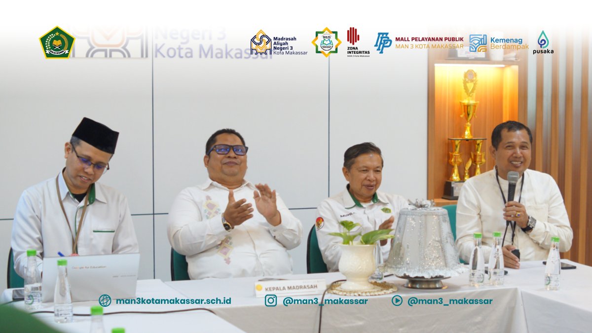 Persiapkan Rujukan Nasional, MAN 3 Kota Makassar Matangkan Implementasi Kurikulum Berbasis Cinta