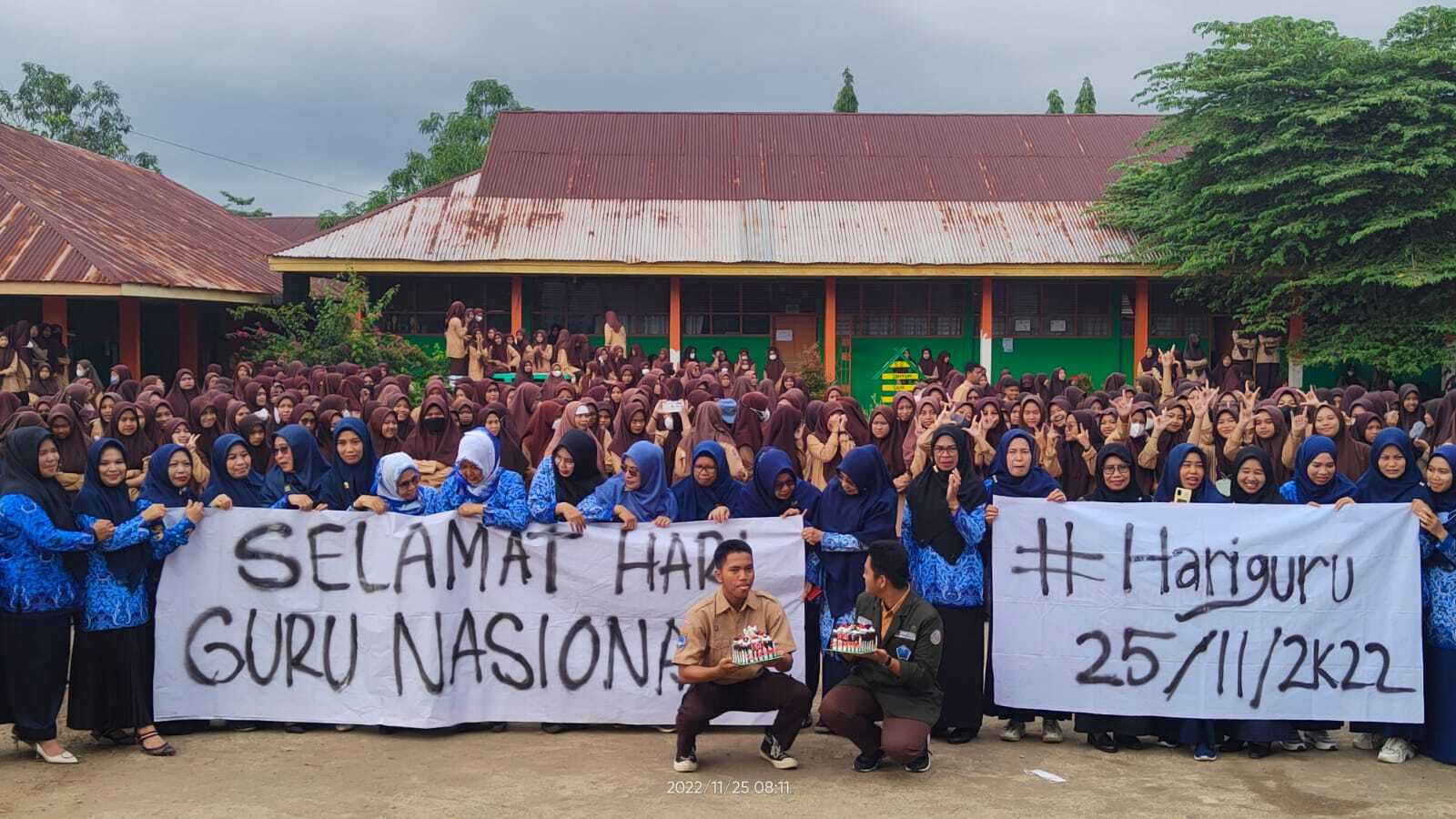 MAN 3 PK Kota Makassar Melaksanakan Upacara Dalam Rangka Memperingati Hari Guru Nasional