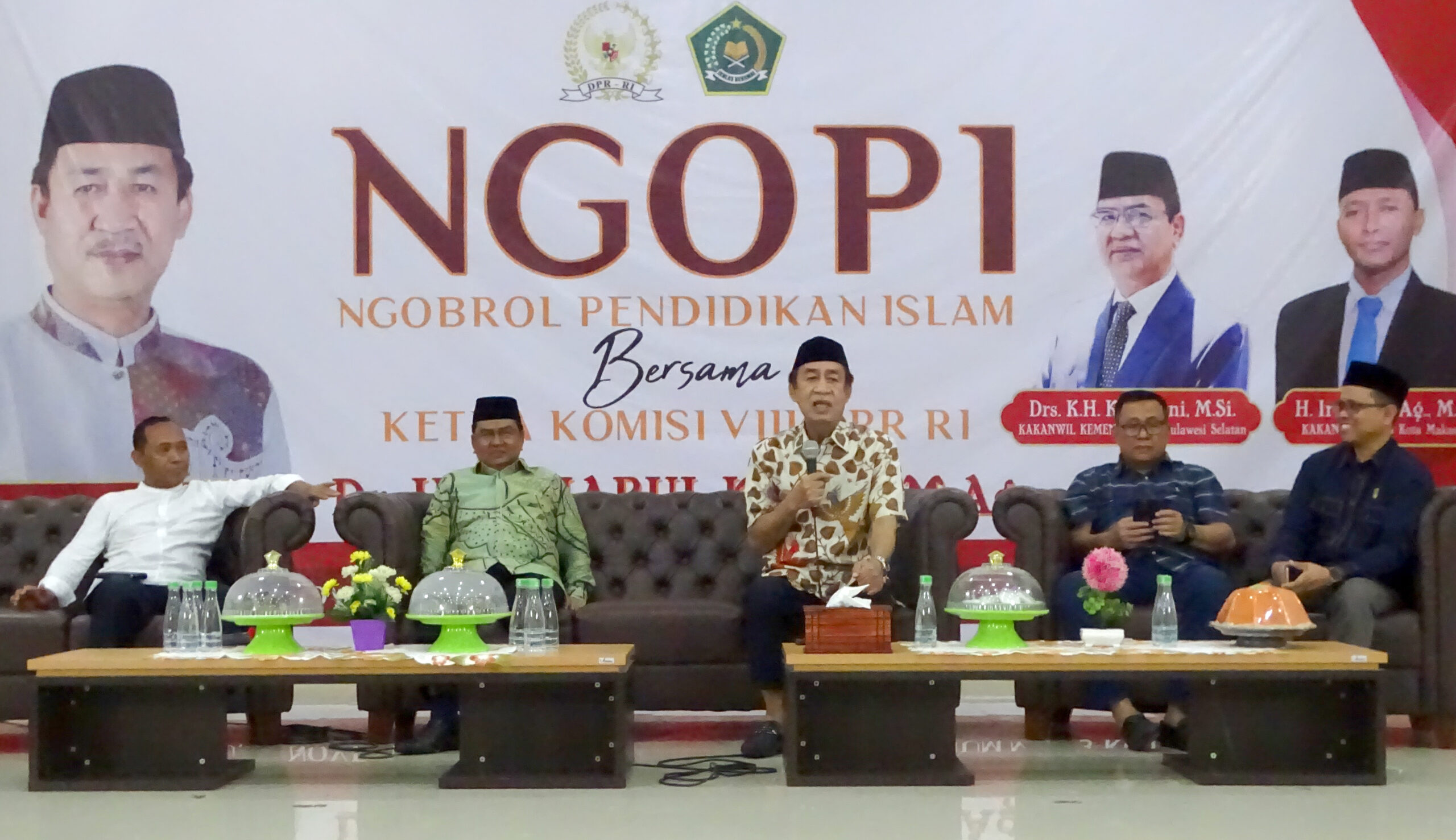 Bincang Hangat Bersama Pimpinan Komisi VIII DPR RI  Dalam Kegiatan NGOPI (Ngobrol Pendidikan Islam) Di MAN 3 Kota Makassar