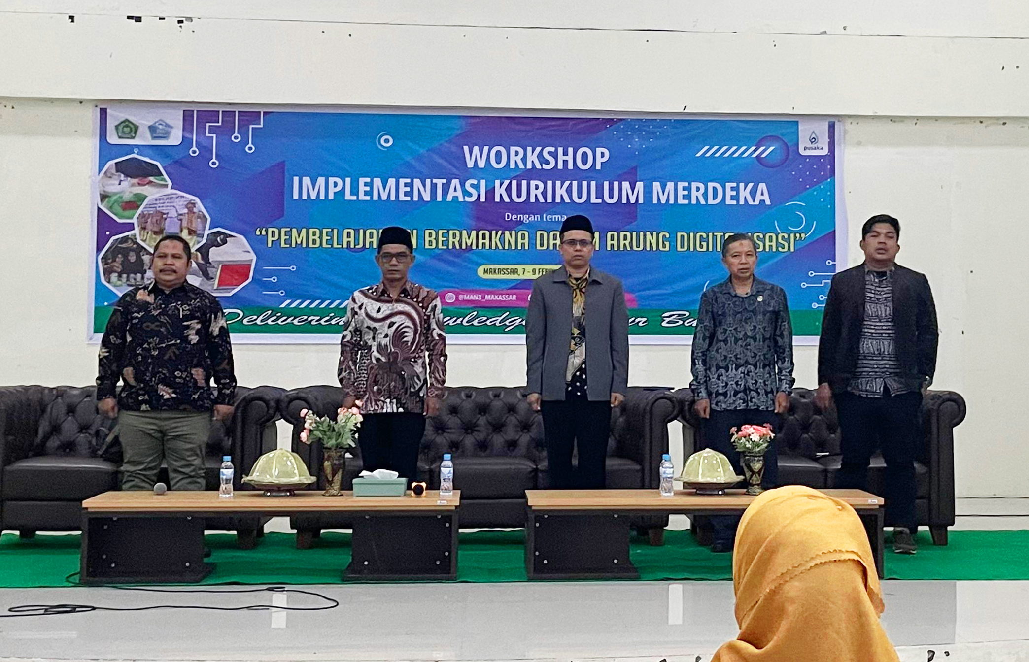 Workshop IKM dengan Tema “Pembelajaran Bermakna Dalam Arung Digitalisasi” di MAN 3 Kota Makassar